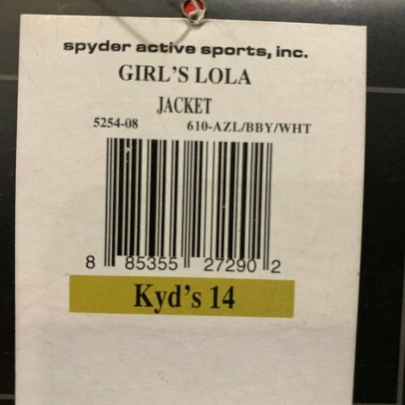 New with tags, authentic
SPYDER Girl's "LOLA" Jacket - Picture 11 of 12